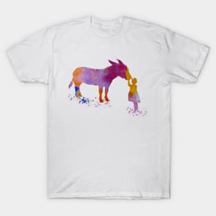 donkey and child T-Shirt